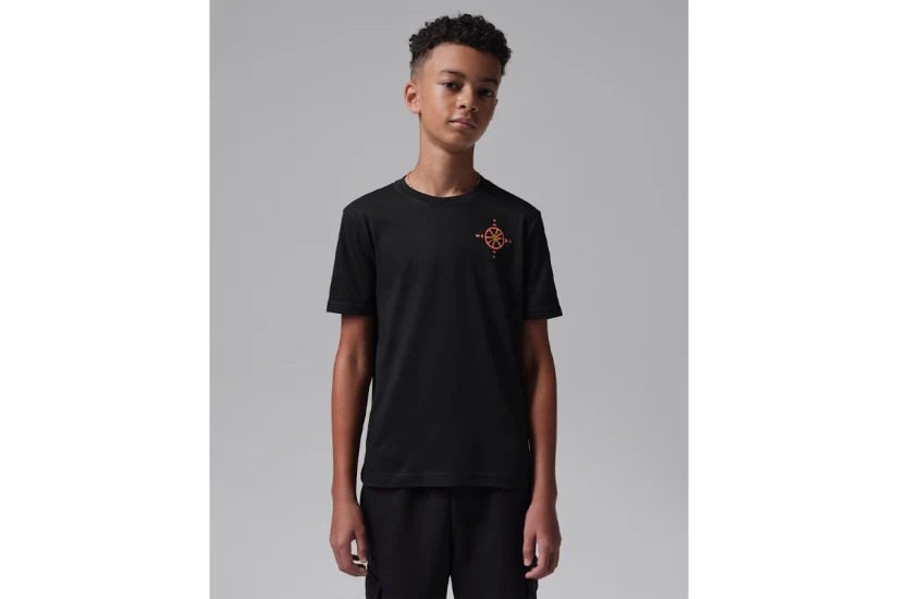 Jordan Jumpman Compass Παιδικό Κοντομάνικο T-Shirt Μαύρο