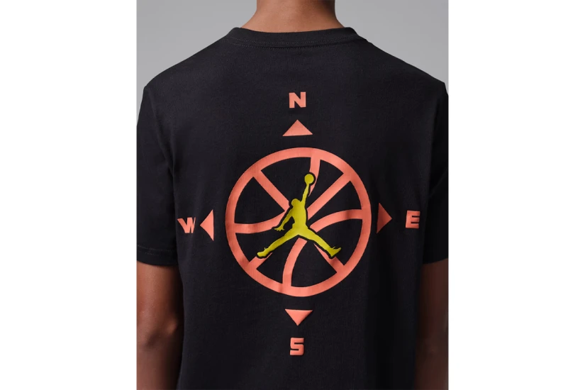 Jordan Jumpman Compass Παιδικό Κοντομάνικο T-Shirt Μαύρο