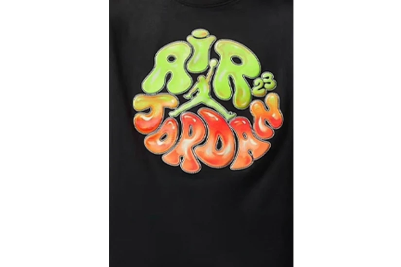 Jordan Bubble Graphic Παιδικό Κοντομάνικο T-Shirt Μαύρο