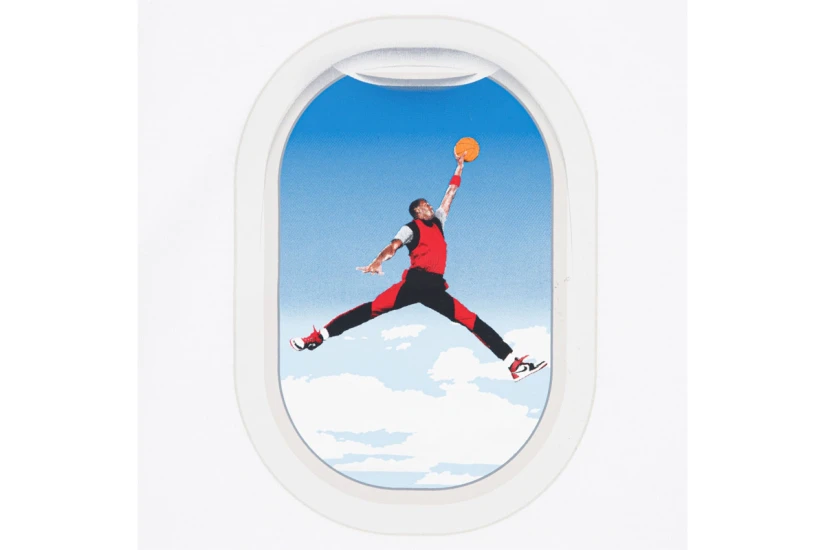 Jordan Window To The Sky Παιδικό Κοντομάνικο T-Shirt Λευκό, Διάφορα Χρώματα