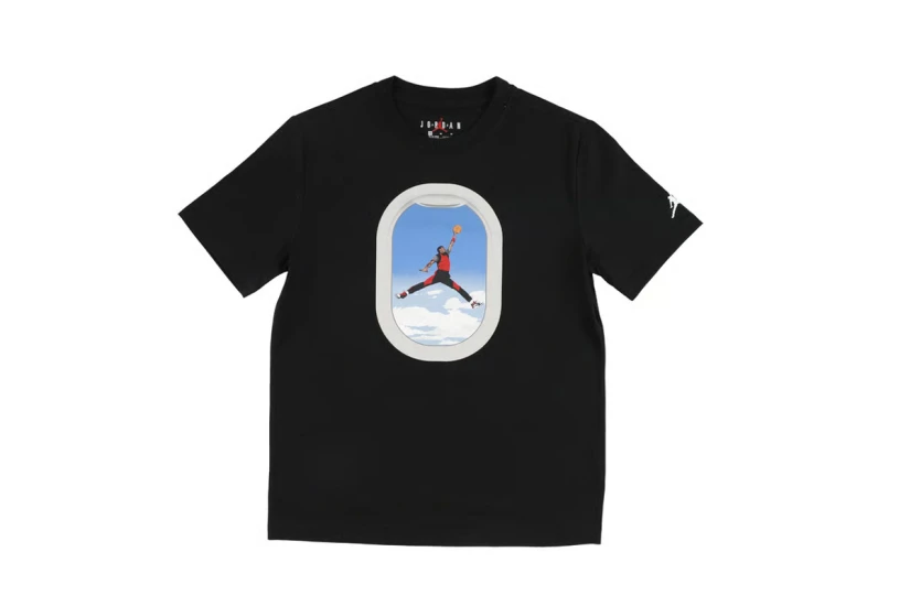 Jordan Window To The Sky Παιδικό Κοντομάνικο T-Shirt Μαύρο, Διάφορα Χρώματα