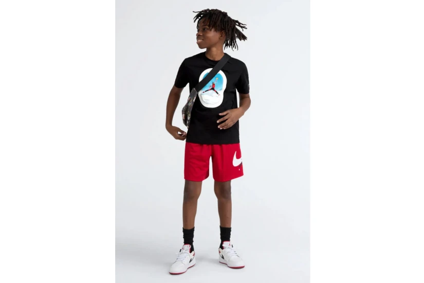 Jordan Window To The Sky Παιδικό Κοντομάνικο T-Shirt Μαύρο, Διάφορα Χρώματα