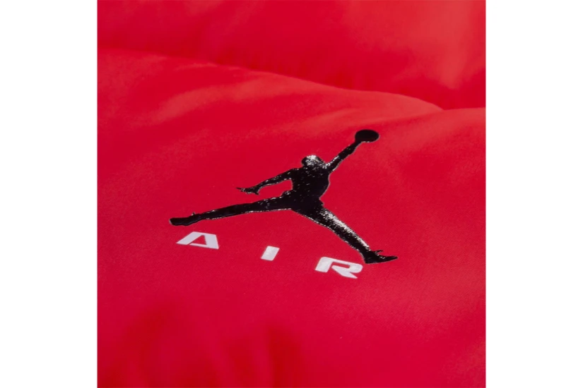 Jordan Brooklyn Graphics Παιδικό Μπουφάν Puffer Κόκκινο, Μαύρο, Λευκό