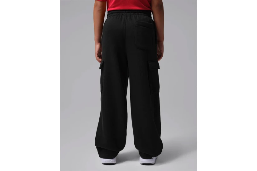 Jordan Brooklyn Fleece Παιδικό Παντελόνι Φόρμας Cargo Μαύρο