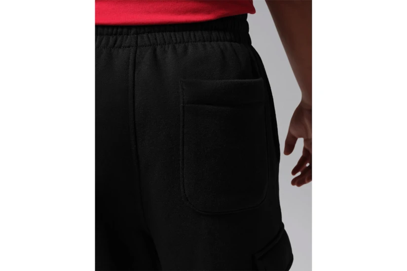 Jordan Brooklyn Fleece Παιδικό Παντελόνι Φόρμας Cargo Μαύρο
