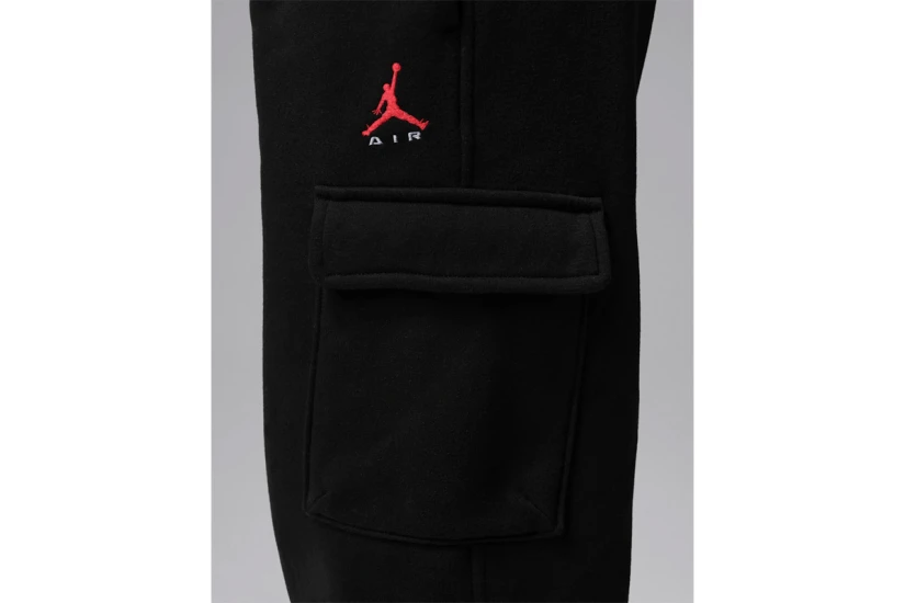 Jordan Brooklyn Fleece Παιδικό Παντελόνι Φόρμας Cargo Μαύρο