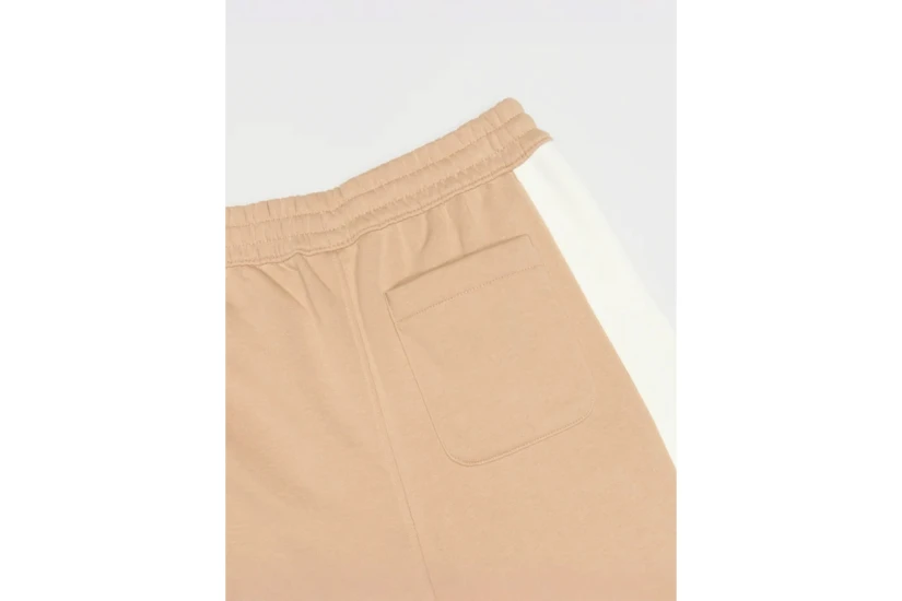 Jordan Brooklyn Fleece Παιδικό Παντελόνι Φόρμας Μπεζ, Λευκό