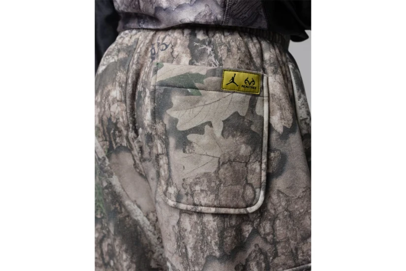 Jordan Brooklyn Realtree Printed Παιδικό Παντελόνι Φόρμας Καφέ, Μπεζ, Πράσινο