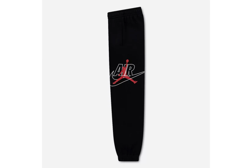 Jordan MJ Jumpman Air Παιδικό Παντελόνι Φόρμας Μαύρο, Λευκό, Κόκκινο