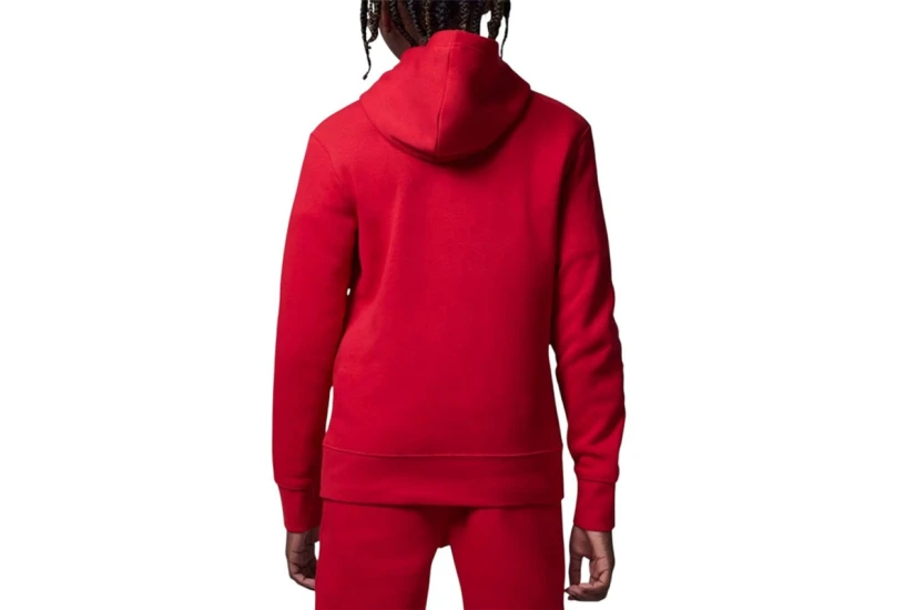 Jordan Brooklyn Fleece Παιδικό Φούτερ με Κουκούλα Κόκκινο