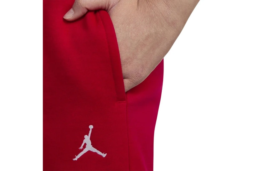 Jordan Brooklyn Fleece Essentials Παιδικό Παντελόνι Φόρμας Κόκκινο, Λευκό