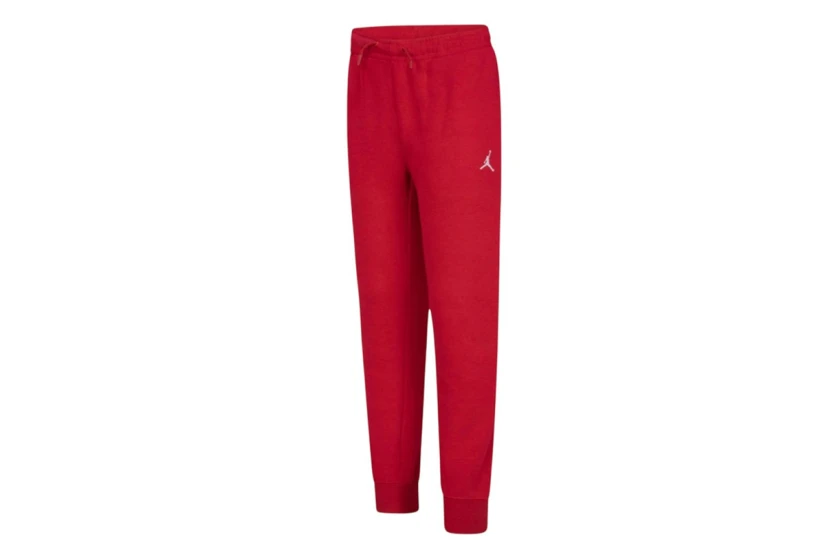 Jordan Brooklyn Fleece Essentials Παιδικό Παντελόνι Φόρμας Κόκκινο, Λευκό