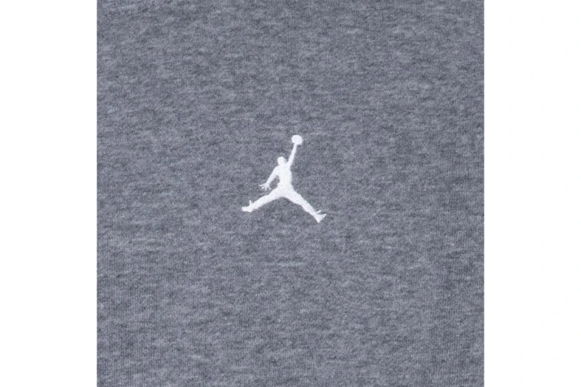Jordan Brooklyn Fleece Essentials Παιδική Μακρυμάνική Μπλούζα με Λαιμόκοψη Γκρι