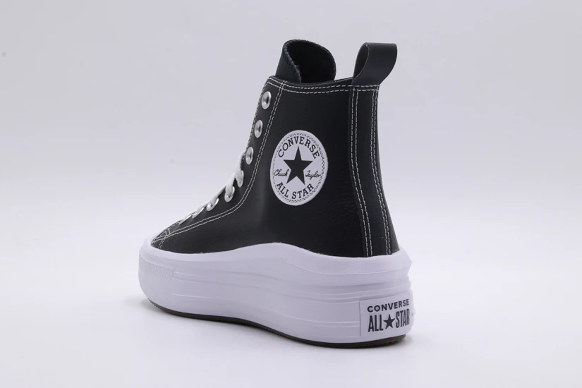 Converse Chuck Taylor All Star Move Platform Leather Sneakers