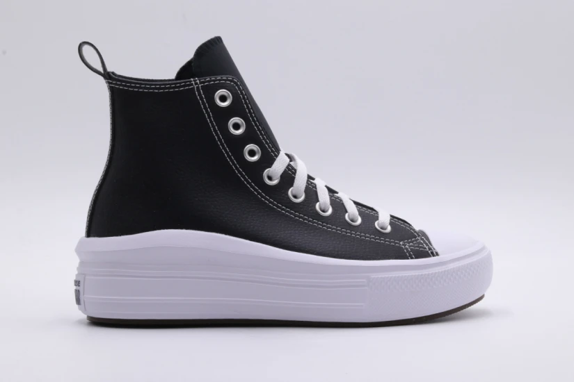 Converse Chuck Taylor All Star Move Platform Leather Sneakers