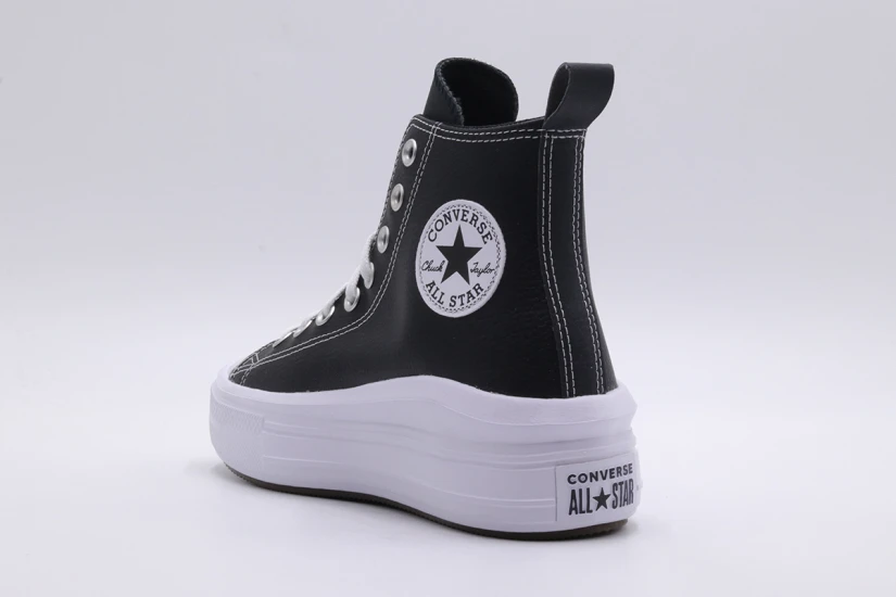 Converse Chuck Taylor All Star Move Platform Leather Sneakers