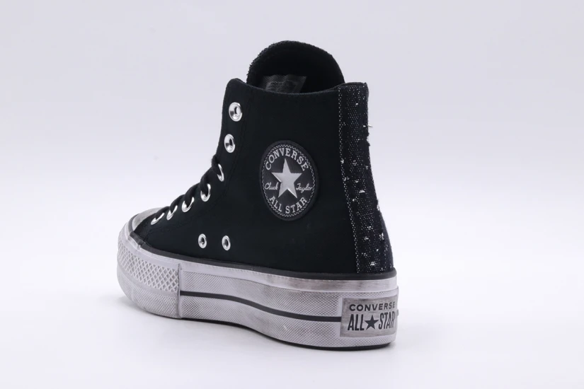 Converse Chuck Taylor All Star Lift Platform Chrome Sneakers