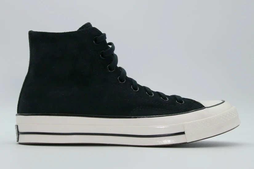 Converse Chuck 70 Hi Ανδρικά Sneakers Μαύρα, Λευκά