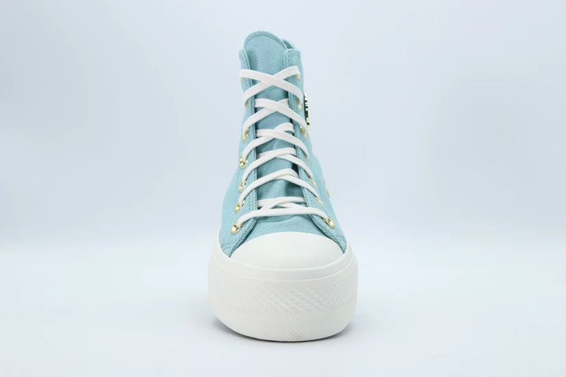 Converse Chuck Taylor All Star Lift Gold Sneakers με Πλατφόρμα