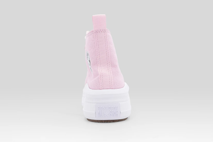 Converse Chuck Taylor All Star Move Platform Canvas Παιδικά Sneakers Ροζ, Λευκά