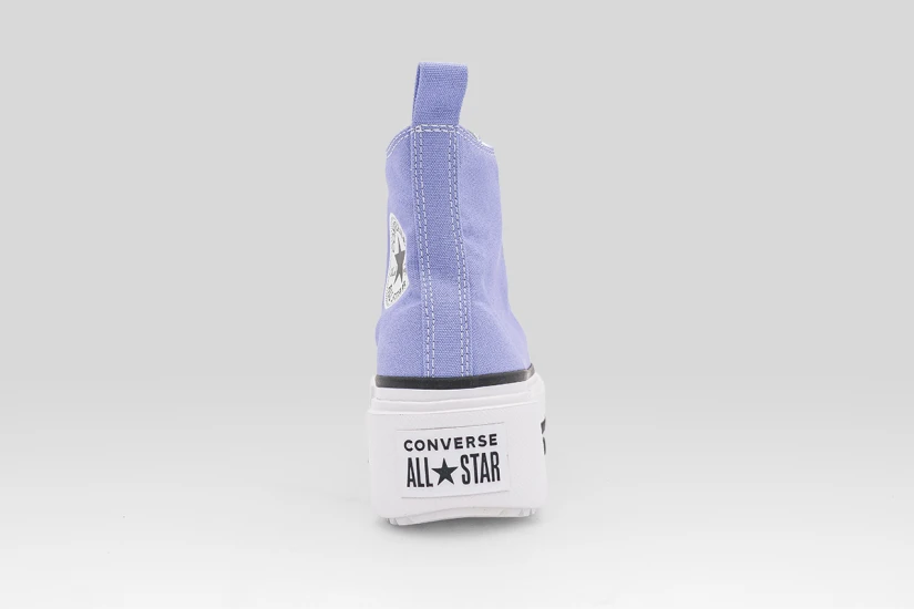 Converse Chuck Taylor All Star Lift Double Stack Platform Sneakers Λιλά, Λευκά