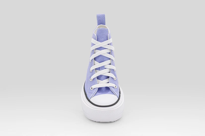 Converse Chuck Taylor All Star Lift Double Stack Platform Παιδικά Sneakers Λιλά, Λευκά