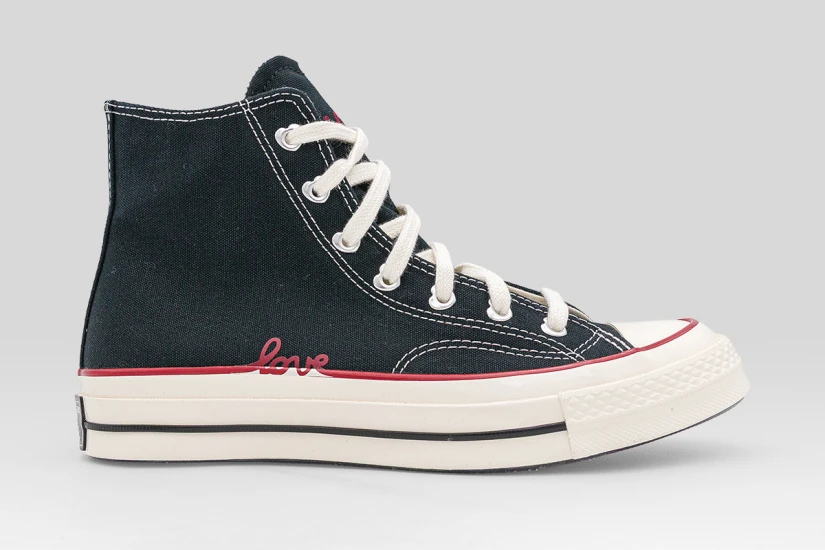 Converse Chuck 70 Hearts Sneakers Μαύρα, Κόκκινα