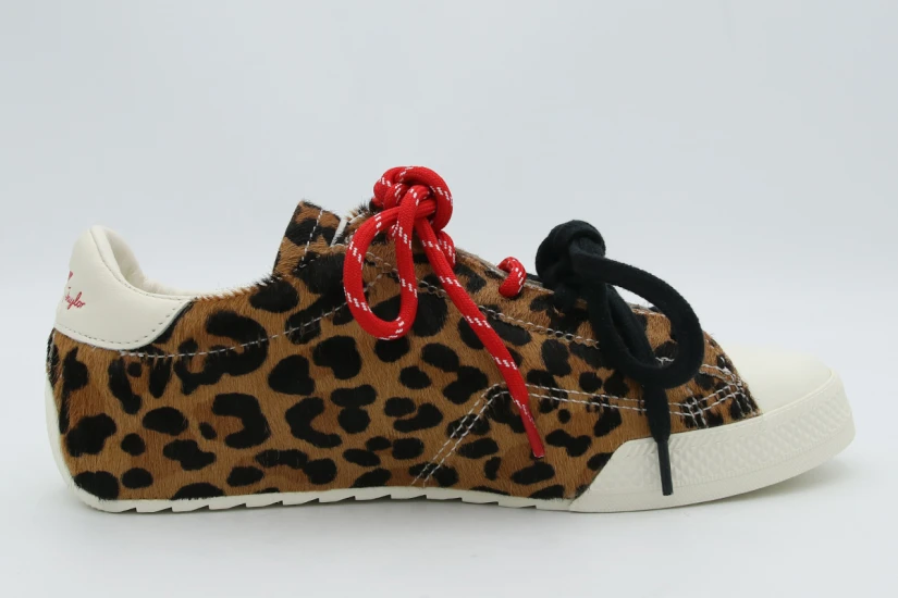 Converse Chuck Taylor Low Leopard Pony Hair Γυναικεία Sneakers Λεοπάρ