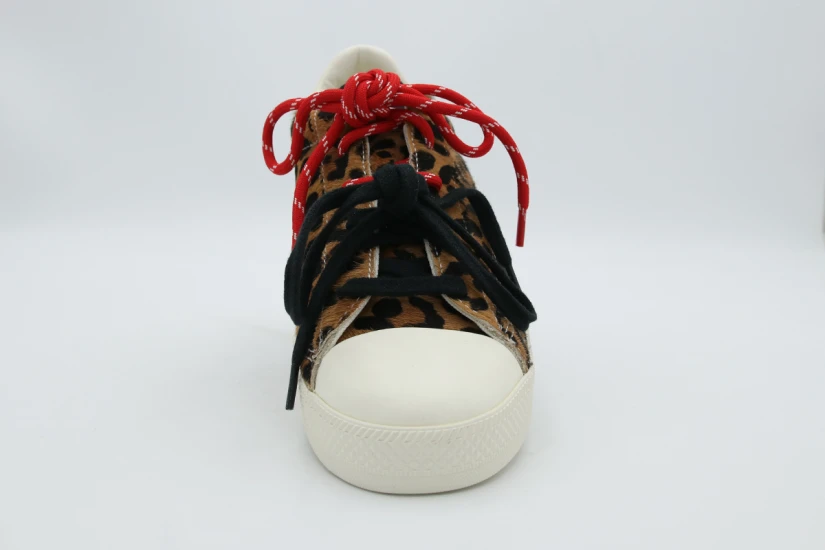 Converse Chuck Taylor Low Leopard Pony Hair Γυναικεία Sneakers Λεοπάρ