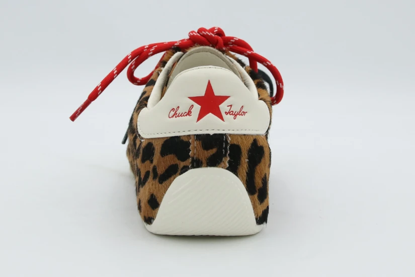 Converse Chuck Taylor Low Leopard Pony Hair Γυναικεία Sneakers Λεοπάρ