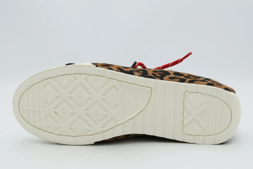 Converse Chuck Taylor Low Leopard Pony Hair Γυναικεία Sneakers Λεοπάρ