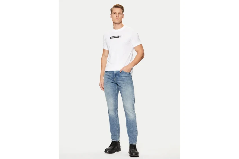 Karl Lagerfeld Ανδρικό Κοντομάνικο T-Shirt Λευκό