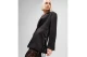 Karl Lagerfeld Satin Tied Blazer Μαύρο