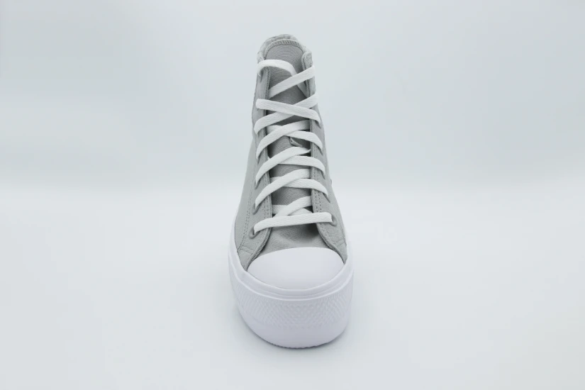 Converse Day One Platform High Γυναικεία Sneakers Γκρι Ανοιχτό, Λευκά