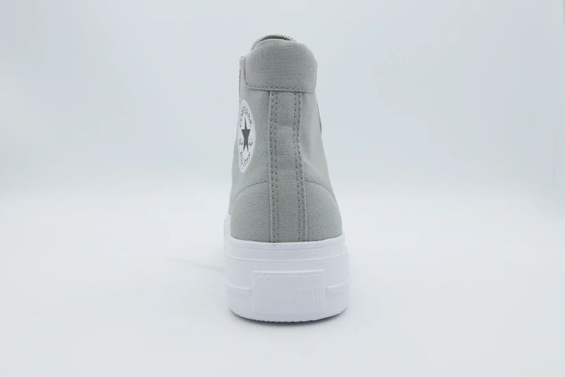 Converse Day One Platform High Γυναικεία Sneakers Γκρι Ανοιχτό, Λευκά