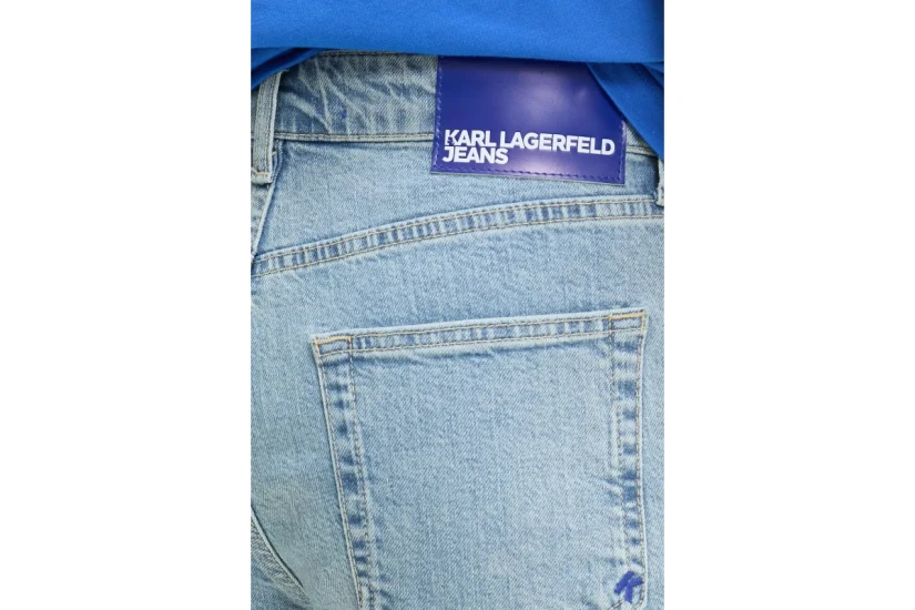 Karl Lagerfeld Slim Ανδρική Τζιν Βερμούδα
