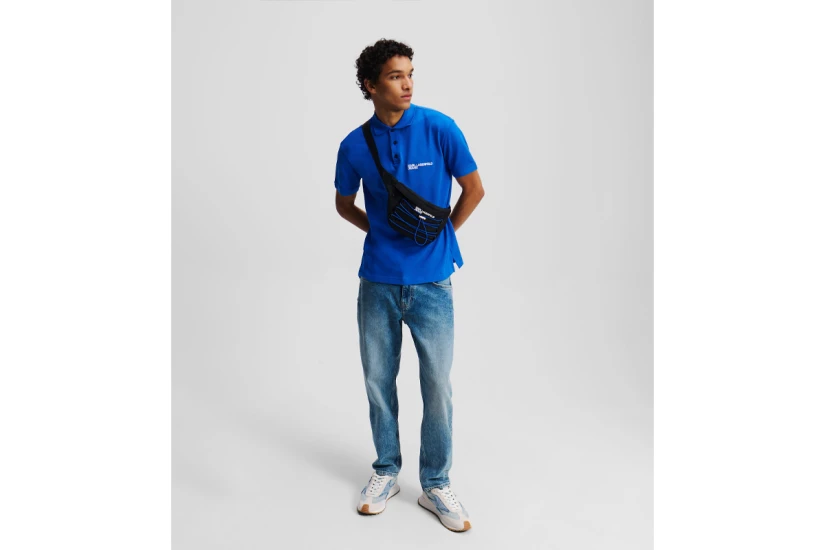 Karl Lagerfeld Regular Pique Ανδρική Κοντομάνικη Polo Μπλούζα 