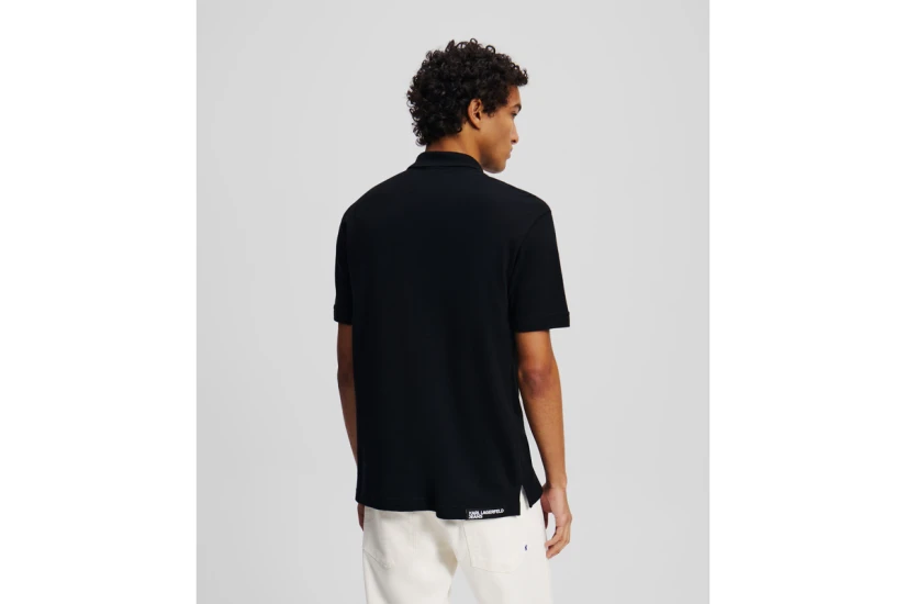 Karl Lagerfeld Regular Pique Ανδρική Κοντομάνικη Polo Μπλούζα 