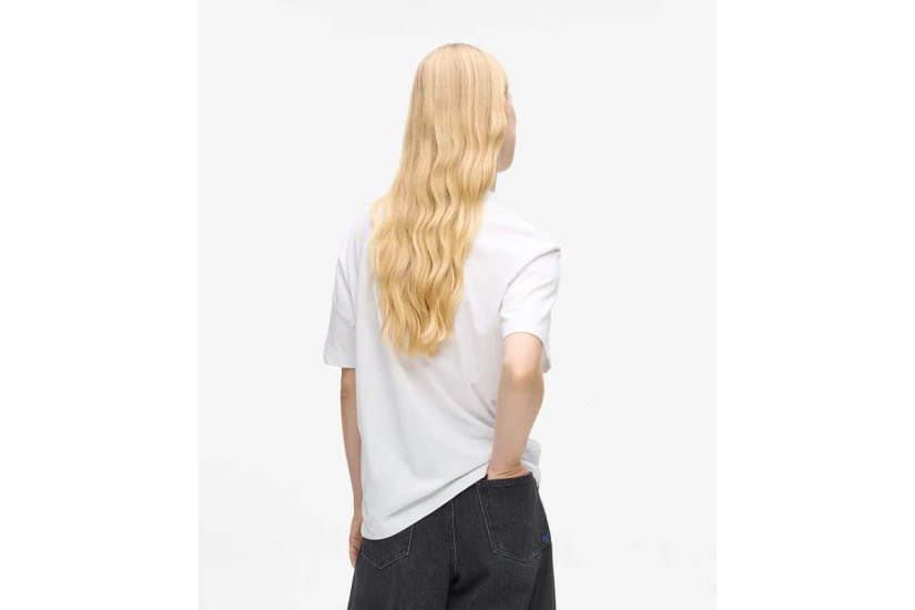 Karl Lagerfeld Outline Logo Γυναικείο Κοντομάνικο T-Shirt Λευκό