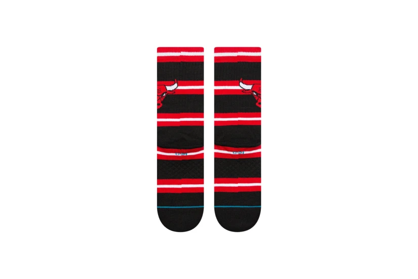 Stance Prep NBA Chicago Bulls Ανδρικές Ψηλές Κάλτσες Μαύρες, Κόκκινες, Λευκές