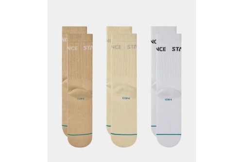 Stance Origin Κάλτσες Ψηλές 3 Ζευγάρια (A556C25ORN-CRM)