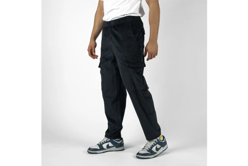 Bee Unusual Baggy Corduroy Παντελόνι Cargo Ανδρικό (AB-256020)