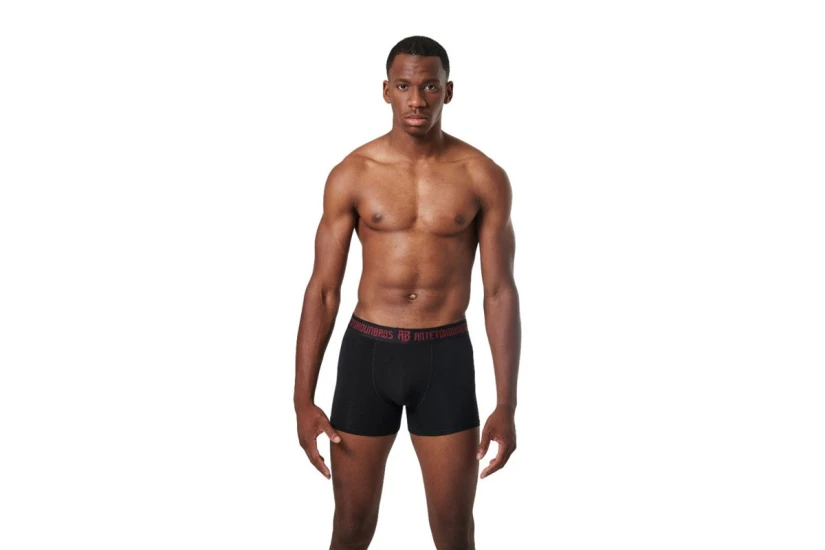 AntetokounBros Ανδρικά Εσώρουχα Boxer Μαύρα 2 Τεμάχια