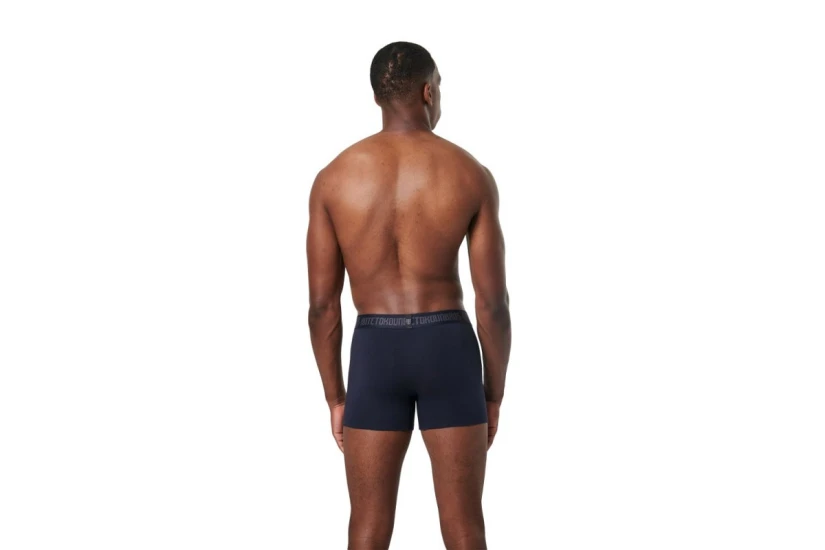 AntetokounBros Ανδρικά Εσώρουχα Boxer Μαύρα, Μπλε Σκούρο 2 Τεμάχια