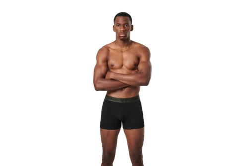 Antetokounbros Underwear Εσώρουχο Boxer Ανδρικό 2 - Τεμάχια (ACJD352001 BLACK-CHAKI)