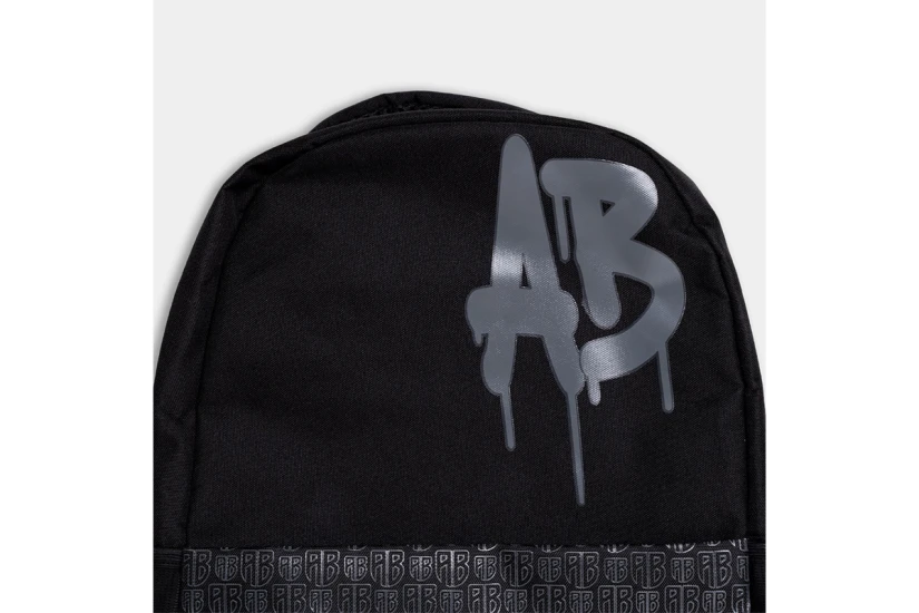 AntetokounBros Drip Monogram Backpack Μαύρο, Ανθρακί
