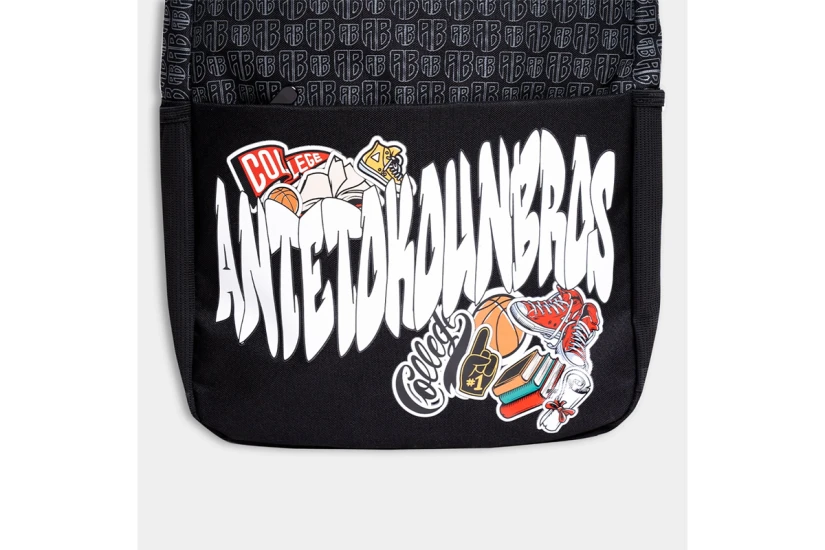 AntetokounBros Multigraffiti Backpack Μαύρο, Διάφορα Χρώματα 25L
