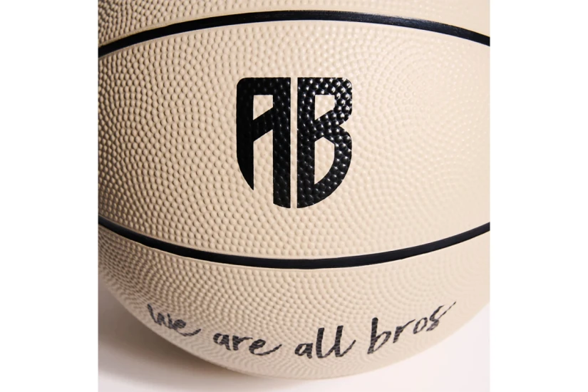 AntetokounBros We Are All Bros Μπάλα Μπάσκετ Μπεζ, Μαύρη