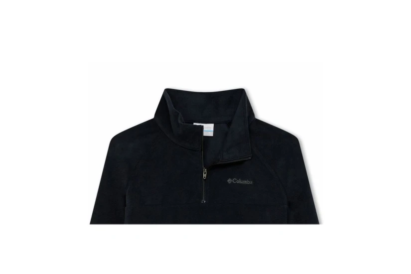Columbia Glacial Half Zip Παιδική Μακρυμάνικη Μπλούζα με Ψηλό Λαιμό Μαύρη
