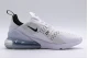 Nike Air Max 270 Ανδρικά Sneakers Λευκά, Μαύρα, Διάφανα